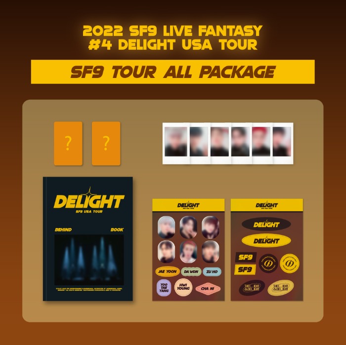 SF9 [DELIGHT USA TOUR] BEHIND _ ALL PACKAGE