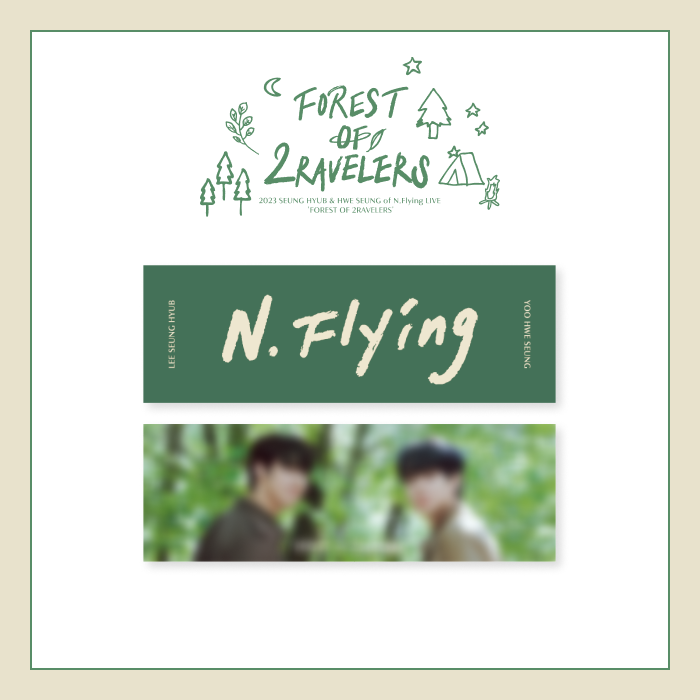 N.Flying  &#039;FOREST OF 2RAVELERS&#039; OFFICIAL MD_ PHOTO SLOGAN