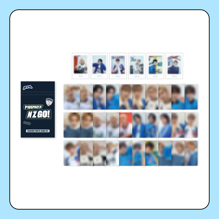 P1Harmony [P1uspace H : N Z GO!] OFFICIAL MD_ TRADING PHOTO CARD SET