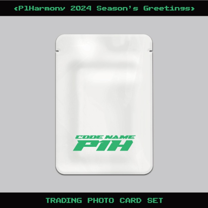 P1Harmony 2024 SEASON&#039;S GREETINGS OFFICIAL MD_ TRADING PHOTO CARD SET